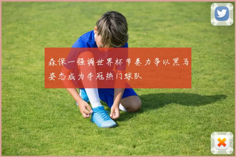 森保一强调世界杯节奏力争以黑马姿态成为夺冠热门球队
